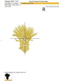 Golden spikelet's Machine Embroidery Design