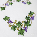 Grape Corners Machine Embroidery Designs - 6 sizes
