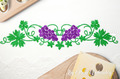 Grapes Digital Embroidery Pattern - 3 sizes