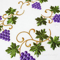 Tiny Grapes Machine Embroidery Designs Set - 3 sizes