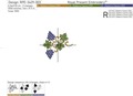 Tiny Grapes Machine Embroidery Designs Set - 3 sizes