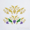 Grapes set of machine embroidery designs - 3 sizes