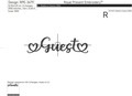 Guest inscription Machine Embroidery Design - 4 sizes