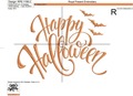 Halloween Message Machine Embroidery Design - 2 sizes