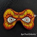 Creepy Halloween Sleep Mask ITH Machine Embroidery Design - 3 Sizes