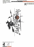 Halloween Witch Machine Embroidery Design - 6 sizes