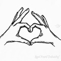 Hands heart Machine Embroidery Design - 3 sizes