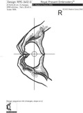 Hands in the shape of a heart Machine Embroidery Design - 4 sizes