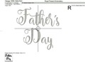 Happy Father's Day Applique Machine Embroidery Designs - 5 sizes