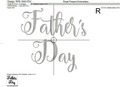 Happy Father's Day Applique Machine Embroidery Designs - 5 sizes