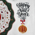 Happy New Year Free Machine Embroidery Design