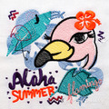Hawaiian Flamingo Machine Embroidery Design