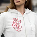 Heart Machine Embroidery Design - 4 sizes