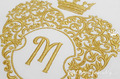 Heart frame for monogram with crown Machine embroidery design - 6 sizes