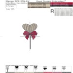 Hearts on a stick set