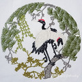 Herons Machine Embroidery Design