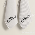 His and Her Machine Embroidery Designs set - 4 sizes