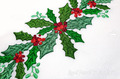 Holly Border Mega Hoop Embroidery Design - 6 Sizes