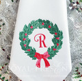 Holly Monogram Blank Machine Embroidery Design - 2 sizes