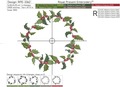 Holly berries Frame - 6 sizes