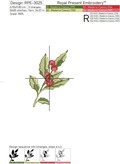 Holly set of Machine Embroidery Designs - 2 sizes