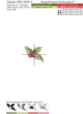 Holly set of Machine Embroidery Designs - 2 sizes