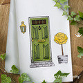 Home Front Door Machine Embroidery Design - 4 sizes