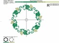 Hop Wreath Machine Embroidery Design - 4 sizes