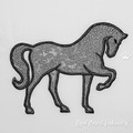 Horse Applique Machine Embroidery Design - 5 sizes