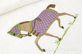 Horse in purple blanket Machine Embroidery Design - 3 sizes