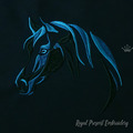 Horses Head Machine Embroidery Design - 5 sizes
