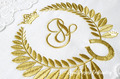 Horseshoe Blank Monogram Machine Embroidery Design - 5 sizes
