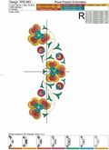 Hungarian Folk Machine Embroidery Design
