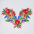 Hungarian folk with flowers and paprika - 5 sizes