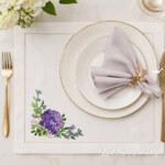Motif de broderie machine Hydrangea corner - 3 tailles