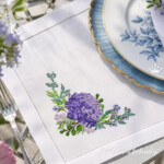 Motif de broderie machine Hydrangea corner - 3 tailles