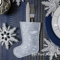 ITH Christmas stocking for Cutlery embroidery design