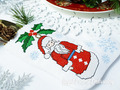ITH Christmas stocking with Santa Christmas Toy Cross-stitch Machine Embroidery Design