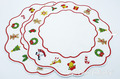 ITH Christmas toys table placemat design for industrial embroidery machine