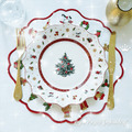 ITH Christmas toys table placemat design for industrial embroidery machine