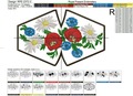ITH Face mask Poppies, Daisies, Cornflowers Free Machine Embroidery Design - 4 sizes