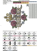 I'm Queen Machine Embroidery Design - 6 sizes