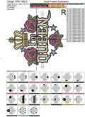 I'm Queen Machine Embroidery Design - 6 sizes