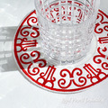 In The Hoop Andalusian table placemat embroidery design - 7 sizes