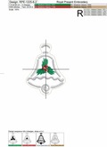 Christmas Cookies In The Hoop Machine Embroidery Designs - 3 in 1