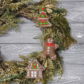 Christmas Gingerbread Cookies In The Hoop Machine Embroidery Designs - 3 in 1