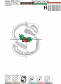 Merry Christmas Cookies Machine embroidery designs in the hoop