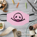 In The Hoop Piglet face mask Free Machine Embroidery design
