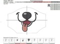 In The Hoop Puppy Dog Face Mask Free Machine Embroidery Design