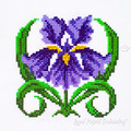 Iris FREE Cross-stitch Machine Embroidery Design